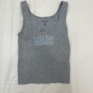 Brandy Melville Heather Gray Malibu Tank
